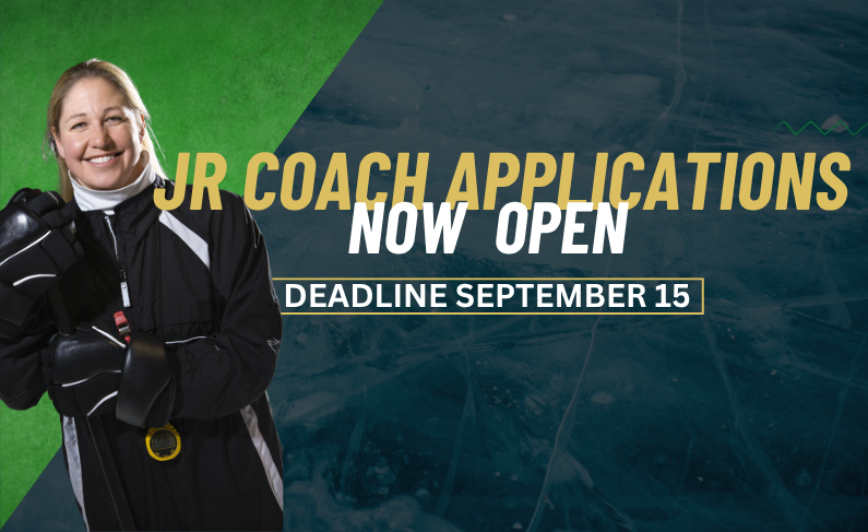 Junior Coach Applications now open