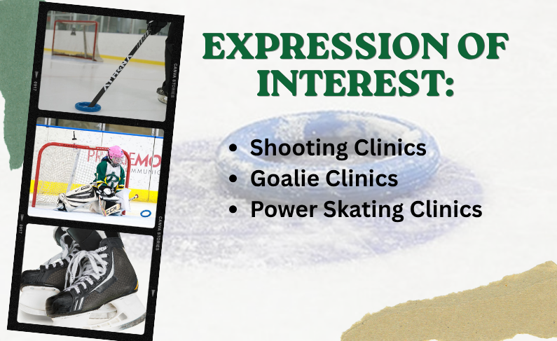Expression of Interest for Shooting, Goalie, and Power Skating Clinics